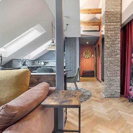 维尔纽斯Cozy Penthouse公寓 外观 照片